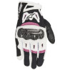 Rukavice STELLA SMX-2 AIR CARBON, ALPINESTARS, dámské (černé/bílé/fialové) 2023