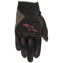Rukavice STELLA SHORE, ALPINESTARS, dámské (černé/fialové)