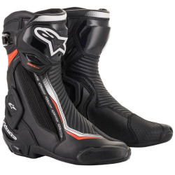 Boty SMX PLUS 2, ALPINESTARS (černá/bílá/ červená fluo) 2026