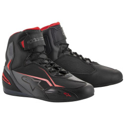 Boty FASTER-3, ALPINESTARS (černé/šedé/červené)
