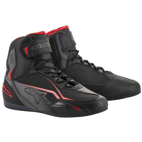 Boty FASTER-3, ALPINESTARS (černé/šedé/červené) 2023
