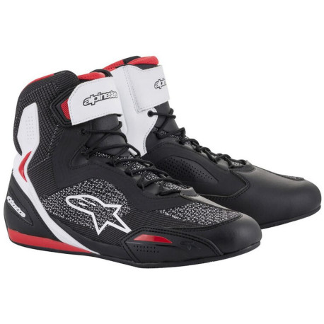 Boty FASTER-3 RIDEKNIT, ALPINESTARS (černé/bílé/červené) 2023