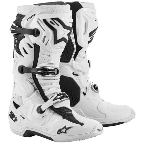 Boty TECH 10 SUPERVENTED, ALPINESTARS, perforované (bílá) 2023