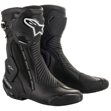 Boty SMX PLUS 2 GORE-TEX, ALPINESTARS (černá/stříbrná) 2023