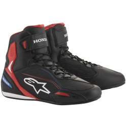 Boty FASTER-3 HONDA kolekce, ALPINESTARS (černá/červená/modrá) 2023