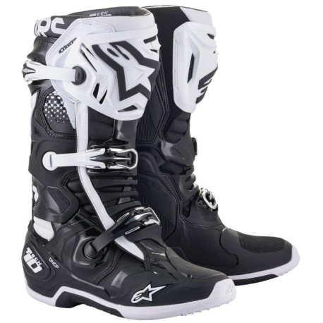 Boty TECH 10, ALPINESTARS (černá/bílá) 2023