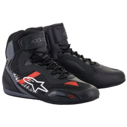 Boty FASTER-3 RIDEKNIT, ALPINESTARS (černá/šedá/červená) 2023