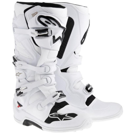 Boty TECH 7, ALPINESTARS (bílé) 2023