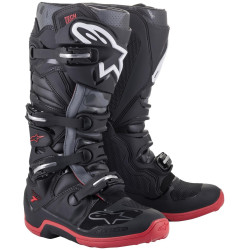Boty TECH 7, ALPINESTARS (černá/šedá/červená) 2024