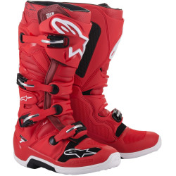 Boty TECH 7, ALPINESTARS (červená)