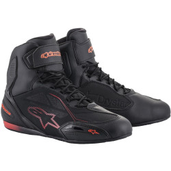 Boty FASTER-3 DRYSTAR, ALPINESTARS (černá/červená fluo) 2023