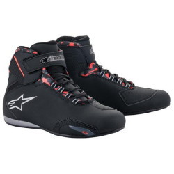 Boty SEKTOR WATERPROOF, ALPINESTARS (černá/červená/šedá/camo) 2025