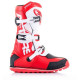 Boty TECH TRIAL, ALPINESTARS (bílá/červená fluo/černá) 2023