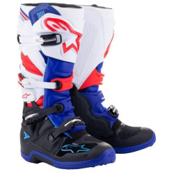 Boty TECH 7, ALPINESTARS (černá/tmavě modrá/červená/bílá)