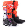 Boty TECH 10, ALPINESTARS (oranžová/žlutá/fialová/bílá/černá) 2023