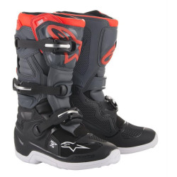 Boty TECH 7 S, ALPINESTARS, dětské (černá/šedá/oranžová fluo) 2026
