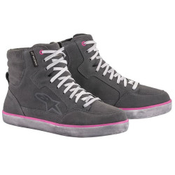 Boty J-6 WATERPROOF, ALPINESTARS, dámské (světlá šedá/růžová) 2026