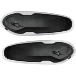 Slidery špičky pro boty Supertech R/SMX PLUS/SMX-6/SMX S a SMX-1 R, ALPINESTARS (černé/bílé, plast, pár)
