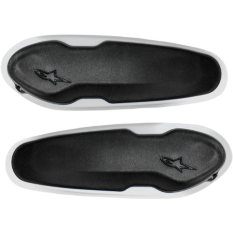 Slidery špičky pro boty Supertech R/SMX PLUS/SMX-6/SMX S a SMX-1 R, ALPINESTARS (černé/bílé, plast, pár)