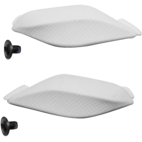 Slidery holeně pro boty SUPERTECH R 2021 a dále, ALPINESTARS (bílá, pár)