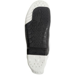 Podrážky pro boty TECH 10 model 2014 až 2018, ALPINESTARS (černé/bílé, pár)