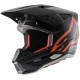 Přilba S-M5 COMPASS, ALPINESTARS (matná černá/oranžová fluo) 2023