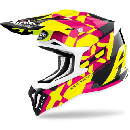 Přilba STRYCKER XXX, AIROH (lesklá růžová) 2022