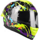 Přilba Rafale SR Crazy, LAZER - Belgie (černá/fialová/fluo zelená)