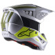 Přilba S-M5 BOND, ALPINESTARS (stříbrná/žlutá fluo/zelená lesklá) 2023