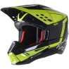 Přilba S-M5 BEAM, ALPINESTARS (černá antracit/žlutá fluo lesklá) 2023