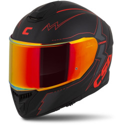 Přilba Integral GT 2.1 Flash, CASSIDA (černá matná/metalická červená/tmavě šedá) plexi s přípravou pro Pinlock 2023