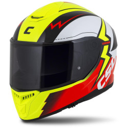 Přilba Integral GT 2.1 Flash, CASSIDA (žlutá fluo/červená fluo/černá/bílá) plexi s přípravou pro Pinlock 2023