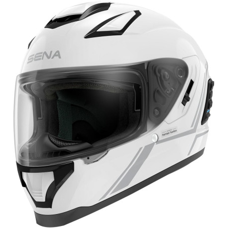 Přilba s Mesh headsetem Stryker, SENA (lesklá bílá)