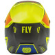 Přilba KINETIC DRIFT, FLY RACING - USA (modrá/hi-vis/šedá)