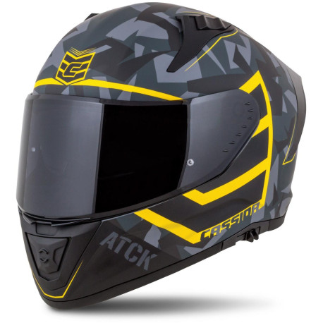 Přilba Aero ATCK, CASSIDA (šedá camo/černá/žlutá fluo) 2023