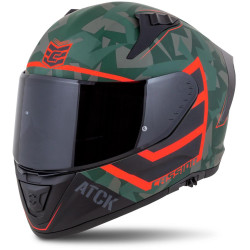 Přilba Aero ATCK, CASSIDA (zelená camo/černá/šedá/oranžová) 2023