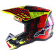 Přilba S-M5 SOLAR FLARE, ALPINESTARS (žlutá fluo/červená fluo/černá) 2023