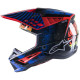 Přilba S-M5 SOLAR FLARE, ALPINESTARS (černá/modrá/červená fluo/žlutá fluo) 2023