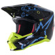 Přilba S-M5 ACTION, ALPINESTARS (žlutá fluo/černá/modrá/tmavě červená) 2023