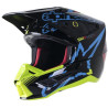 Přilba S-M5 ACTION, ALPINESTARS (žlutá fluo/černá/modrá/tmavě červená) 2023