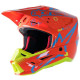 Přilba S-M5 ACTION, ALPINESTARS (oranžová/žlutá fluo/světle modrá) 2023