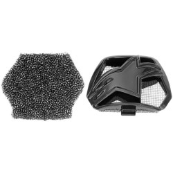 Kryt bradové ventilace pro přilby SUPERTECH S-M10 a S-M8, ALPINESTARS (černá, vč. uhlíkového filtru)