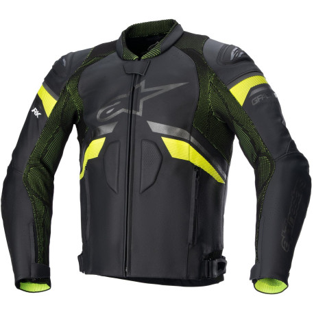 Bunda GP PLUS R RIDEKNIT, TECH-AIR 5 kompatibilní, ALPINESTARS (černá/žlutá fluo) 2023