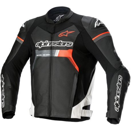Bunda GP FORCE, ALPINESTARS (černá/bílá/červená fluo) 2023