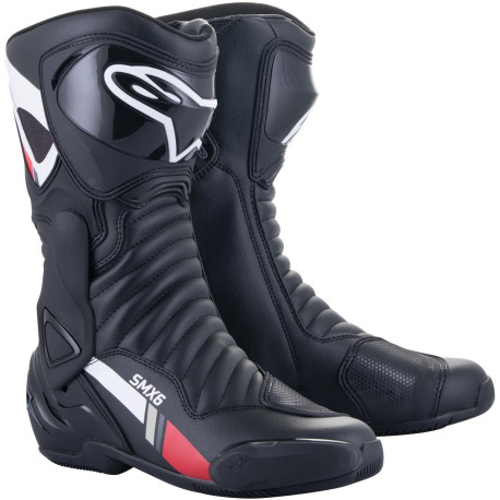 Boty S-MX 6, ALPINESTARS (černá/bílá/šedá/červená) 2023