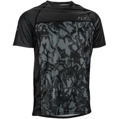 Dres SUPER D, FLY RACING - USA (camo/černá)