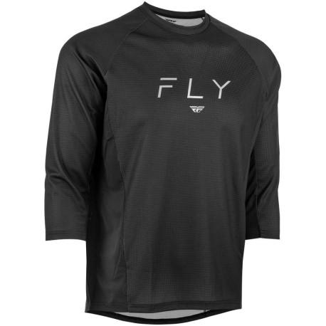 Dres RIPA 3/4, FLY RACING - USA (černá/šedá)