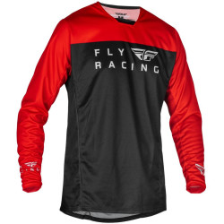 Dres RADIUM, FLY RACING - USA (červená/černá/šedá)