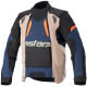 Bunda HALO DRYSTAR, ALPINESTARS (tmavě modrá/khaki/oranžová/černá) 2023