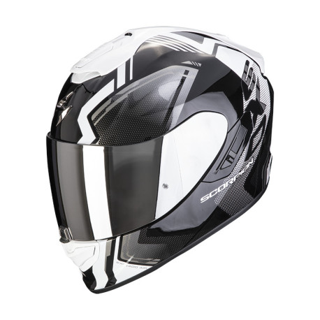 Moto přilba SCORPION EXO-1400 AIR CORSA černo/bílá